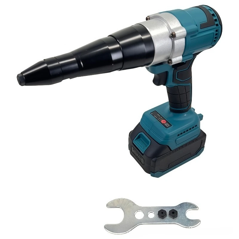 21V Brushless Cordless Rivet Gun Stainless Steel Automatic Pop Riveter Industrial Grade for Factory Workshop Construction - view 4