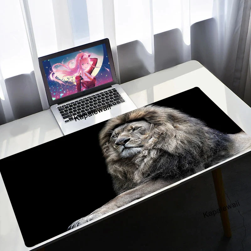 

Personalized Gaming Laptop Gamer Desk Lion Mouse Carpet Art Dragon Gamers Accessories Mouse Pad Large PC Gamer Cabinet Rug