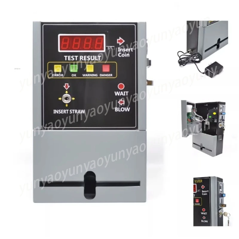 

Цифровой алкотестер-слот с топливным датчиком для общественных мест, настенный, с функцией выдувания