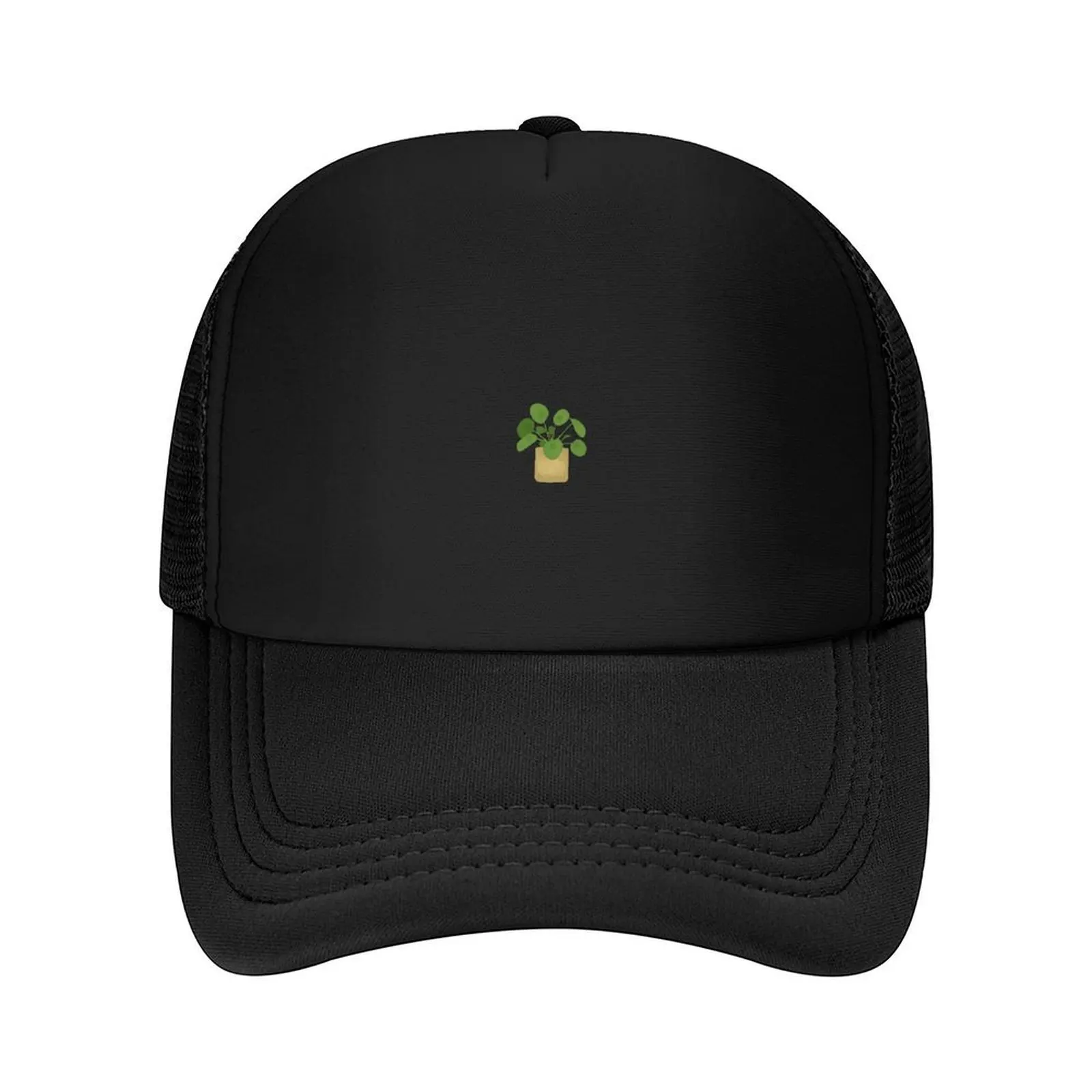 

Pilea plant Baseball Cap Trucker Cap summer hat Golf Cap men's big size hat Female Men's