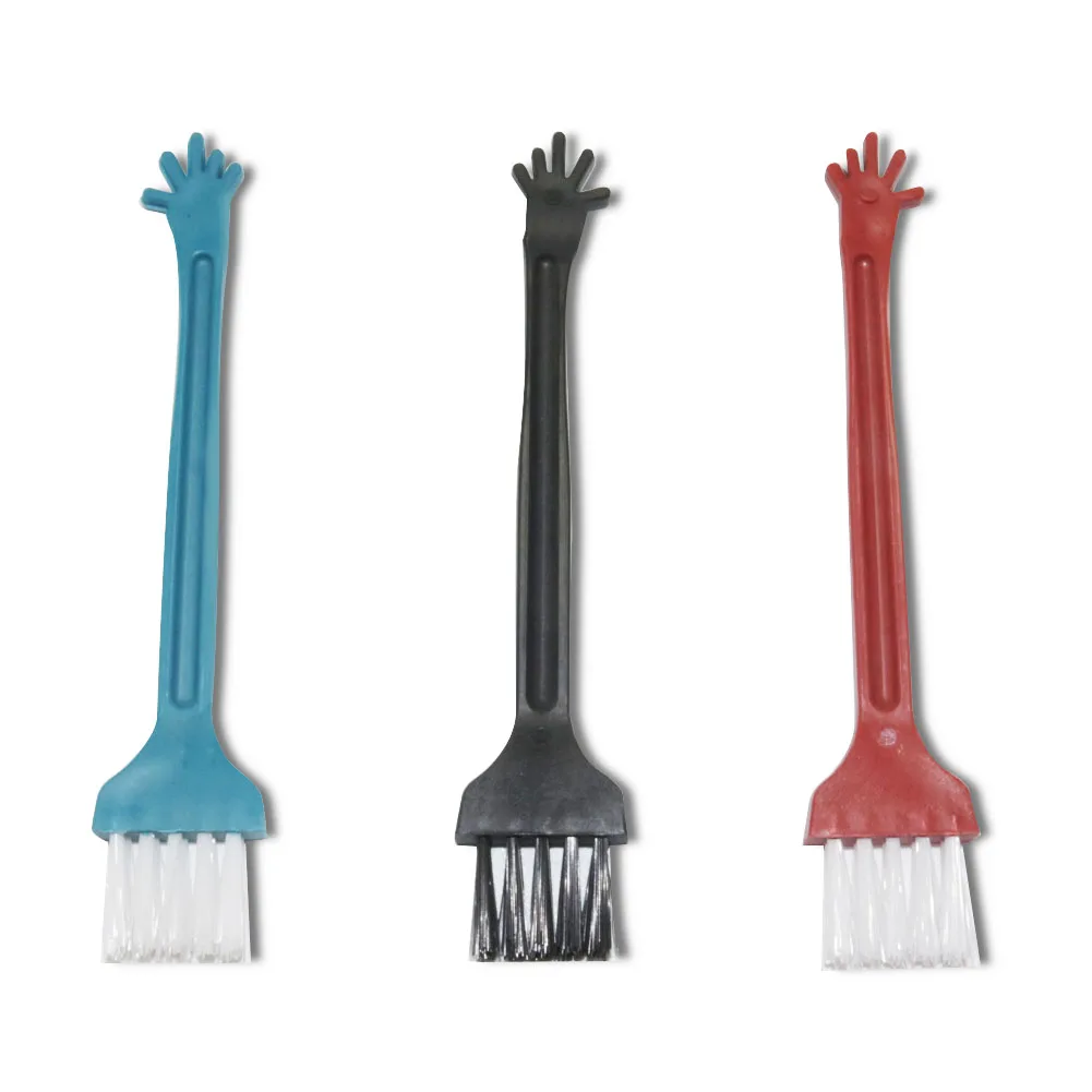 Long-handled plastic cleaning brush computer hardware household appliances dust removal brush keyboard dust removal 3pcs