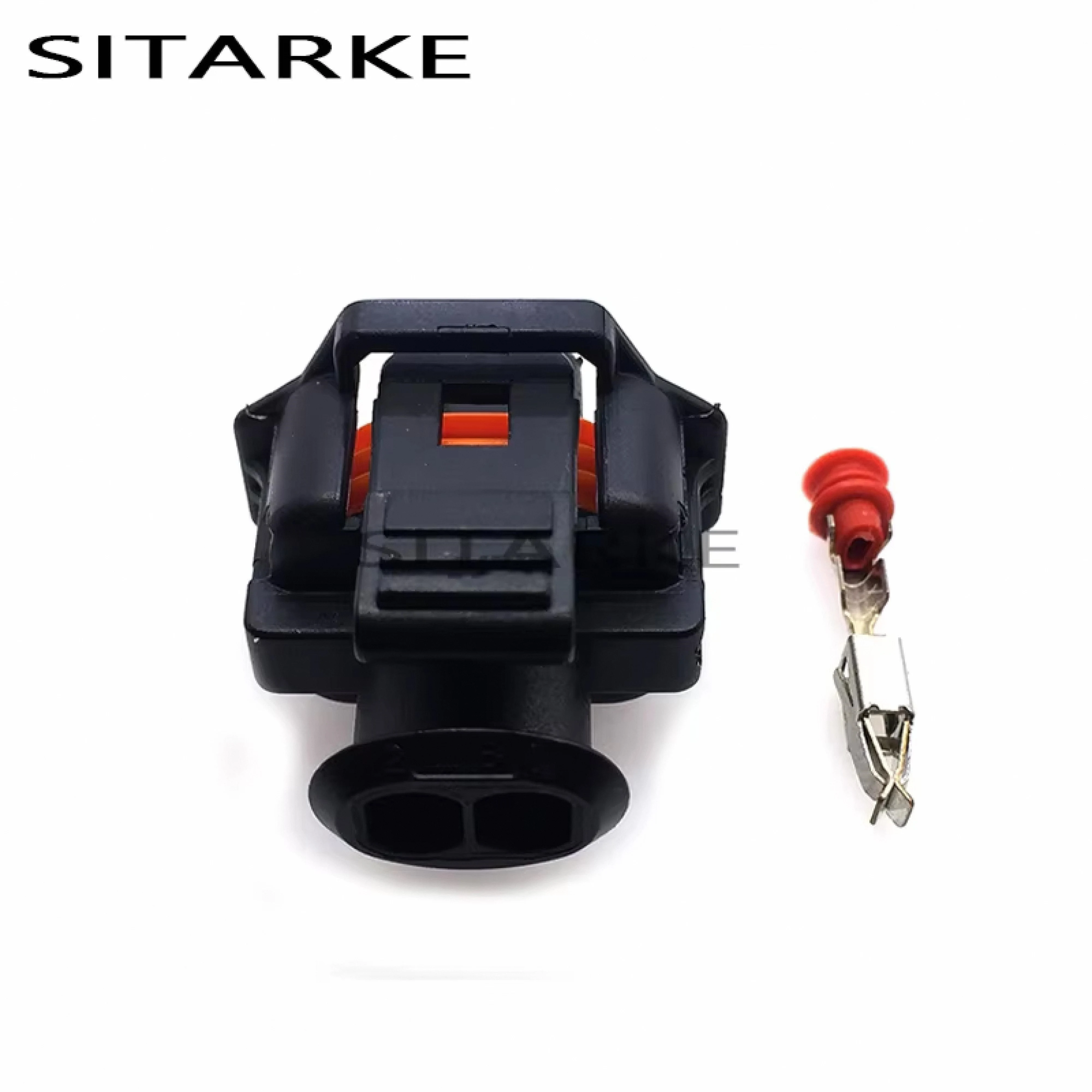 10 Sets 2 Pin Automotive Electrical Connector Diesel Fuel Common Rail Injector Crankshaft Sensor Wire Plug 1928403874 1928403698