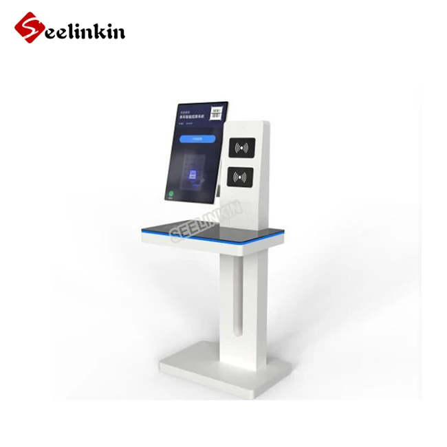 Touch screen university Self service UHF RFID book return kiosk