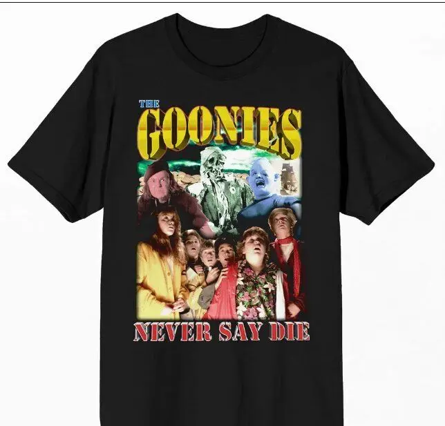 Goonies Never Say Die Movie T-Shirt Mens and Womens Unisex clothing