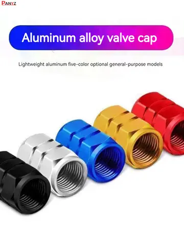 Tesla Model Y 2020-2024, 허브 캡 휠 커버 교체 장식 액세서리 용 4PCS 19 인치 업그레이드 된 Hubcaps 15 알루미늄 자동차 타이어 밸브 캡, 육각 합금 타이어 밸브 밀폐 커버, 자동차, 오토바이, 트럭, 자전거용, 방수 먼지, 4 개