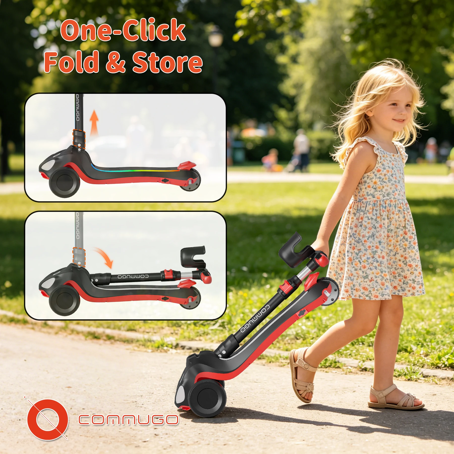 Kids 3-Wheel Electric Scooter 7