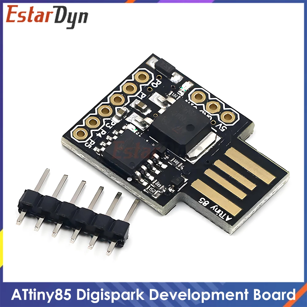 Placa de Desarrollo USB Digispark ATTINY85, Microplaca Compatible, Plug & Play