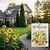 Lemon Flowers Basket Welcome Garden Flag 12.5 x 18 Inch Double Sided, Seasonal Spring Summer Yard Outdoor Flag jjp