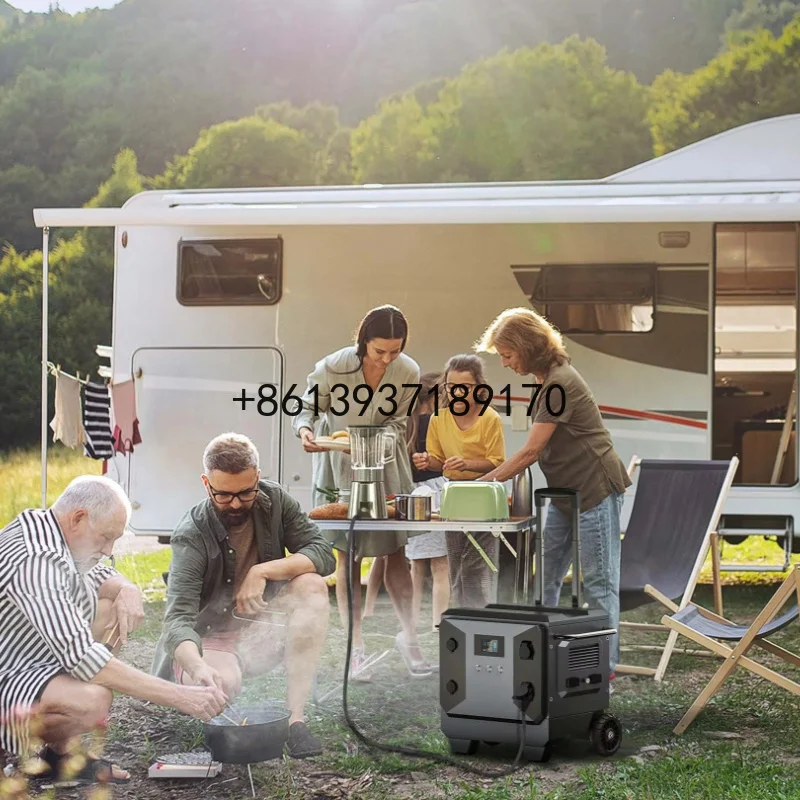 Portable Power Station 5KW CCS Solar EV Electric Car Fast Solar Charging Station Portable DC EV Charger Pile