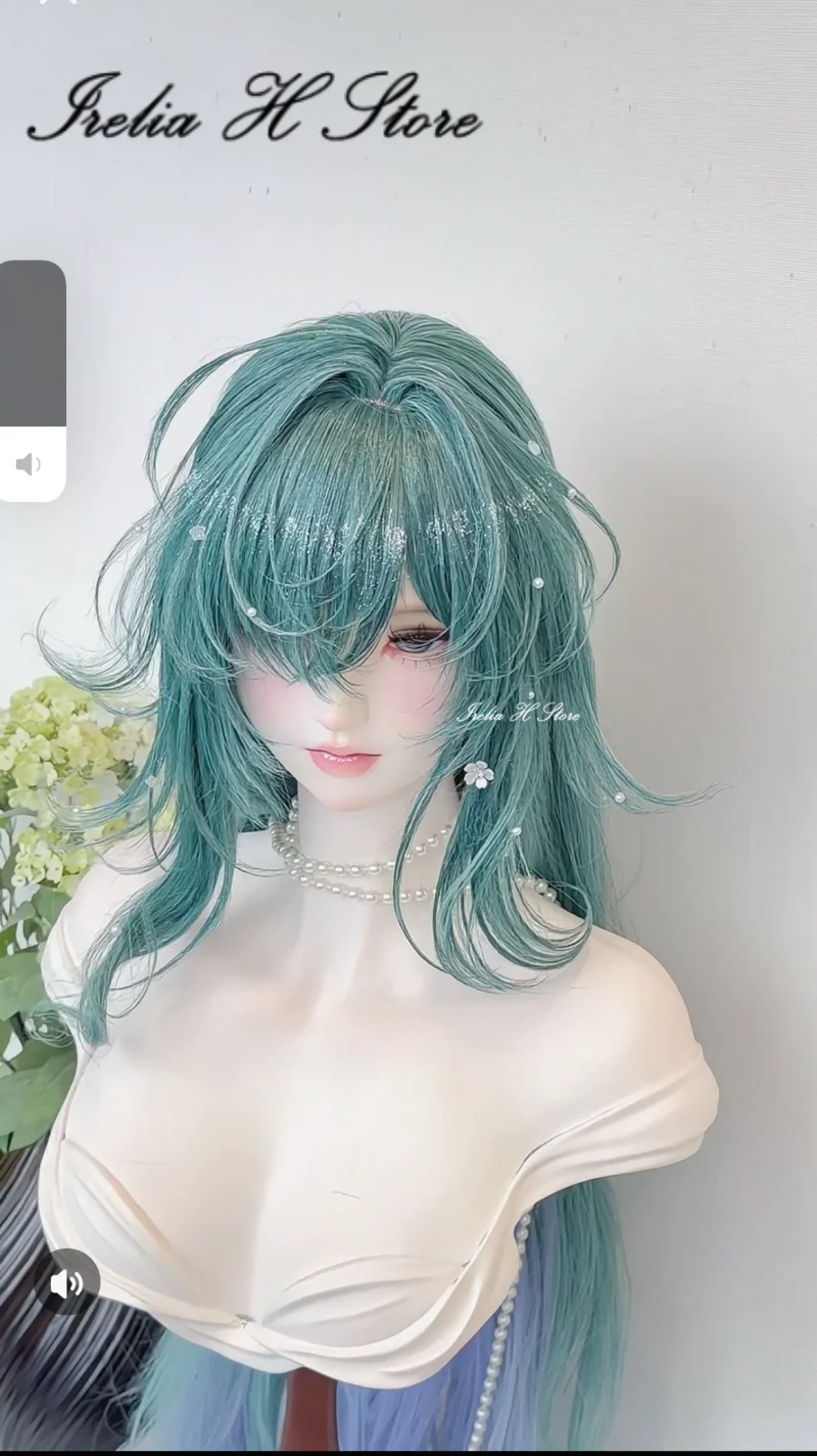 Irelia H Vodyanitsa's Wig Cosplay Wig Prestyled Wig Genshin Impact