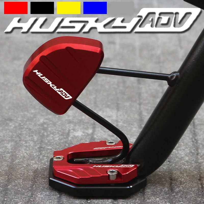 Motorcycle Accessories Side Stand Enlarge Plate Kickstand Extension For SYM HUSKYADV150 HUSKY ADV150 ADV 150