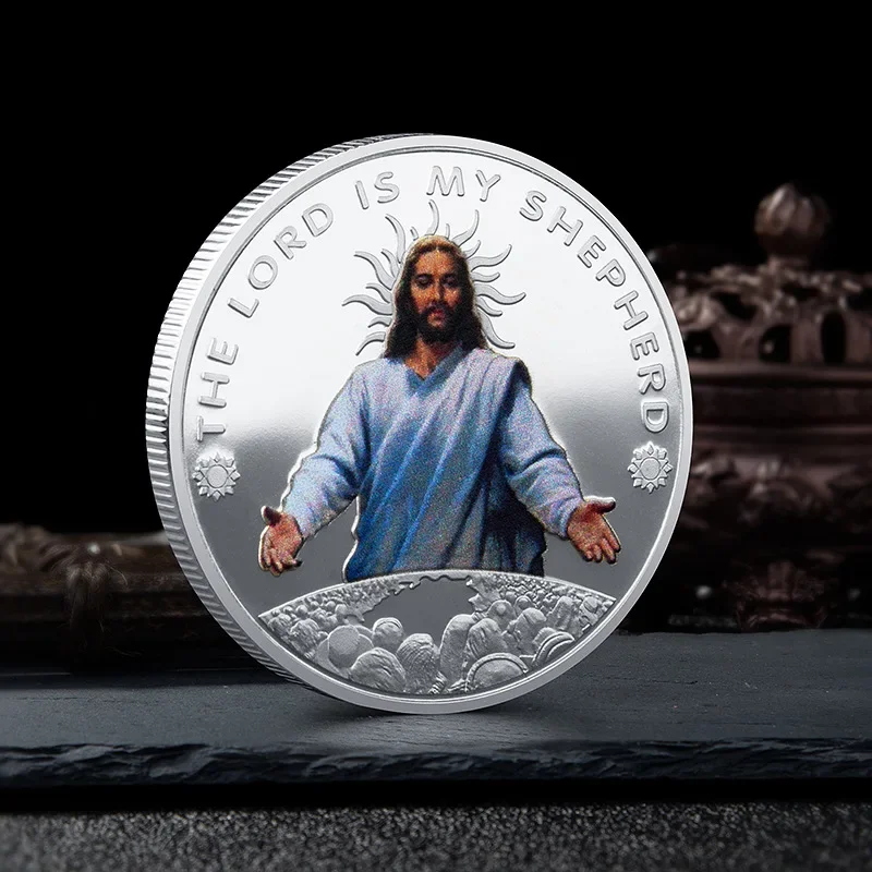 Jesus Christ Religion Coins DIAMOND PAINTING  Collection Souvenir Art Commemorative Myth Coin God's Gift