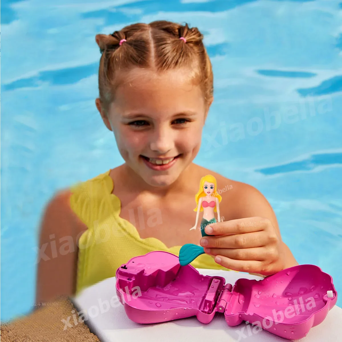 ألعاب حورية البحر للغوص حورية البحر مع غطاء حمام ملون حورية البحر لحمام السباحة للأطفال الصغار والأولاد والبنات والمراهقين والكبار