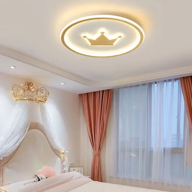 Modern LED Ceiling Light Children Bedroom Living Dining Aisle Study Ceiling Chandelier Indoor Home Decor Lighting Fixture Luster