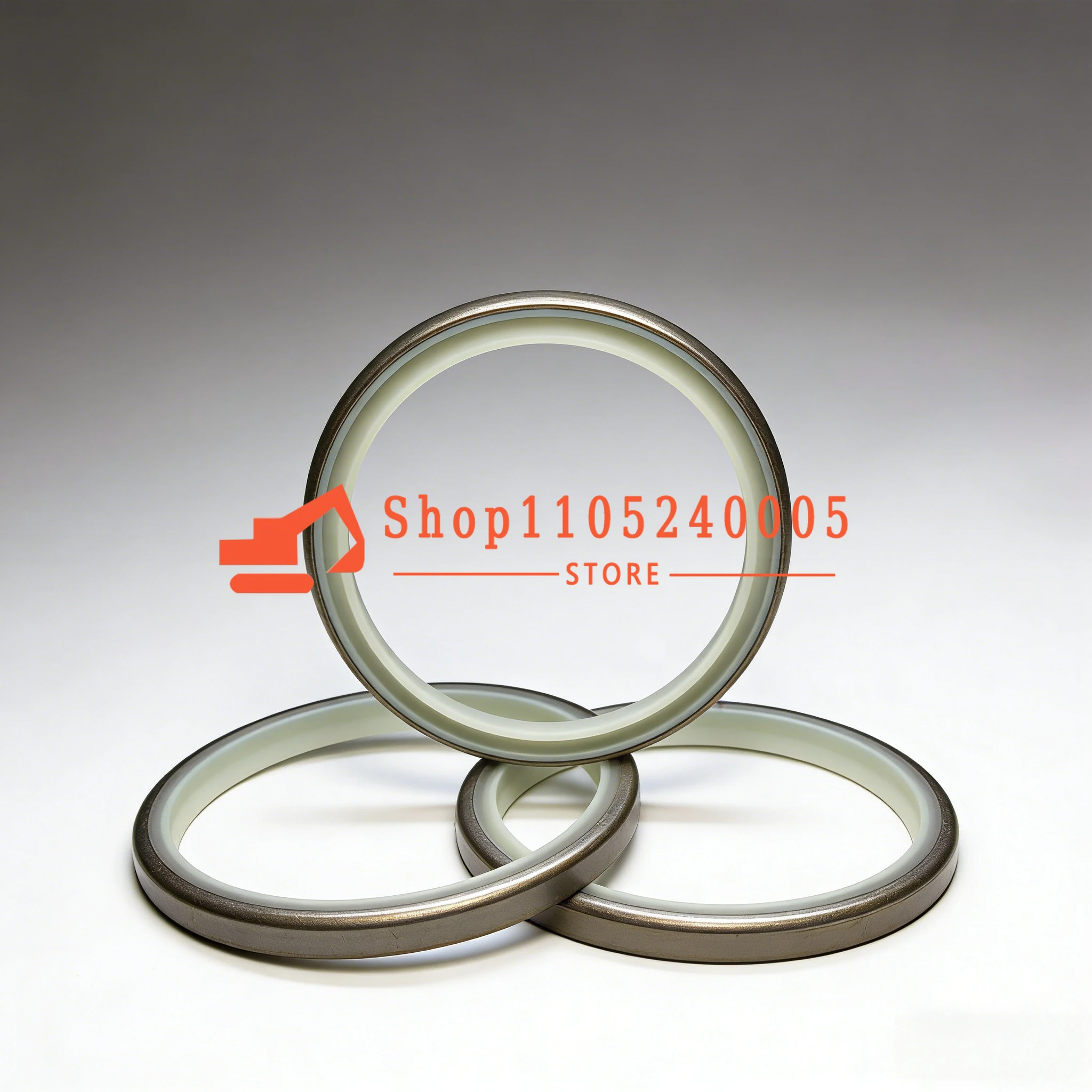 Dustproof Seal 82.55~88.9×95~114.3×4~12.7 For Excavator Polyurethane Outer Skeleton High-Temperature Resistant Oil Seal