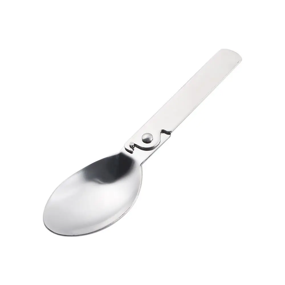 

Outdoor Tool Kitchen Tool Hiking Cream Dessert Spoon Camping Soup Spoon Travel Tableware Folding Spoon Outdoor Tableware