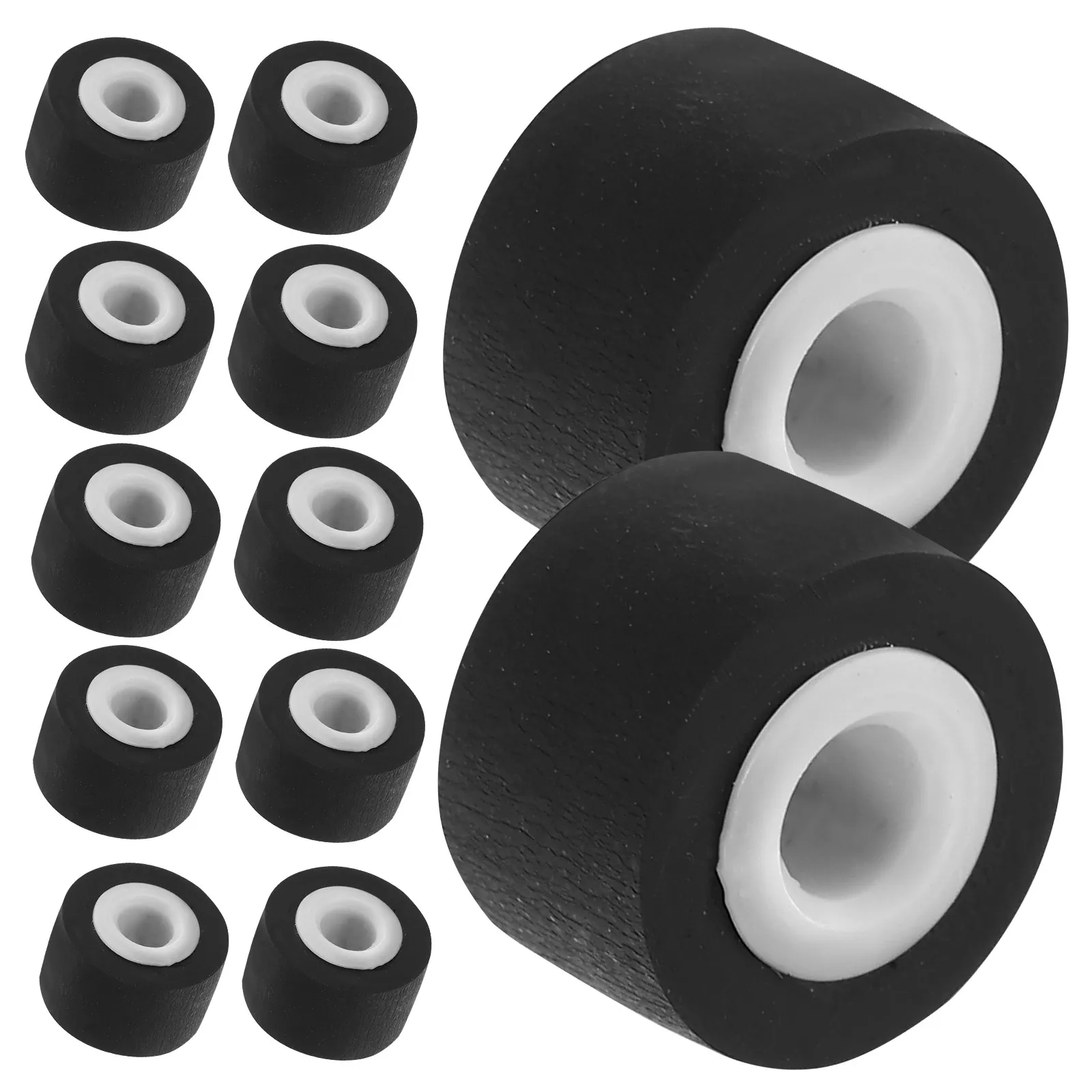 

12Pcs Pinch Roller for Recorder Audio 9Mm Pulley Bearing Wheel for Cassette Tape Machine Replacement Part