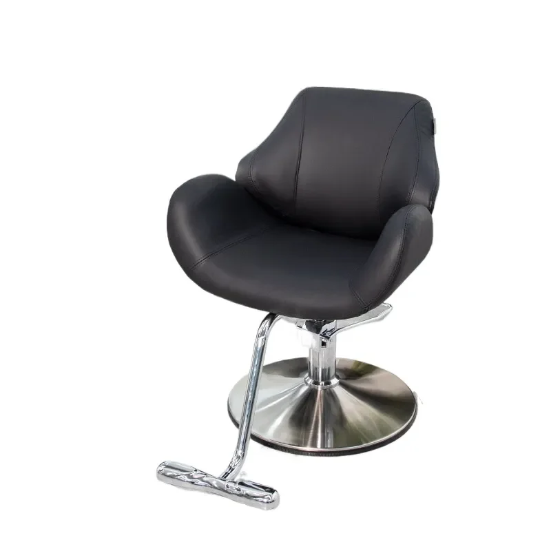 American Style Barber Chair Hydraulic Lift Hair Cutting Stool for Beauty Salon Simple Trendy Design Professional Equipment