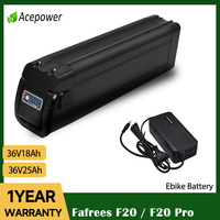 For Fafrees F20 Pro 36V 18Ah 25Ah Upgraded battery for Fafrees F20 Windgoo E20 Samebike C05 Pro Replacement Battery Fast Deliver