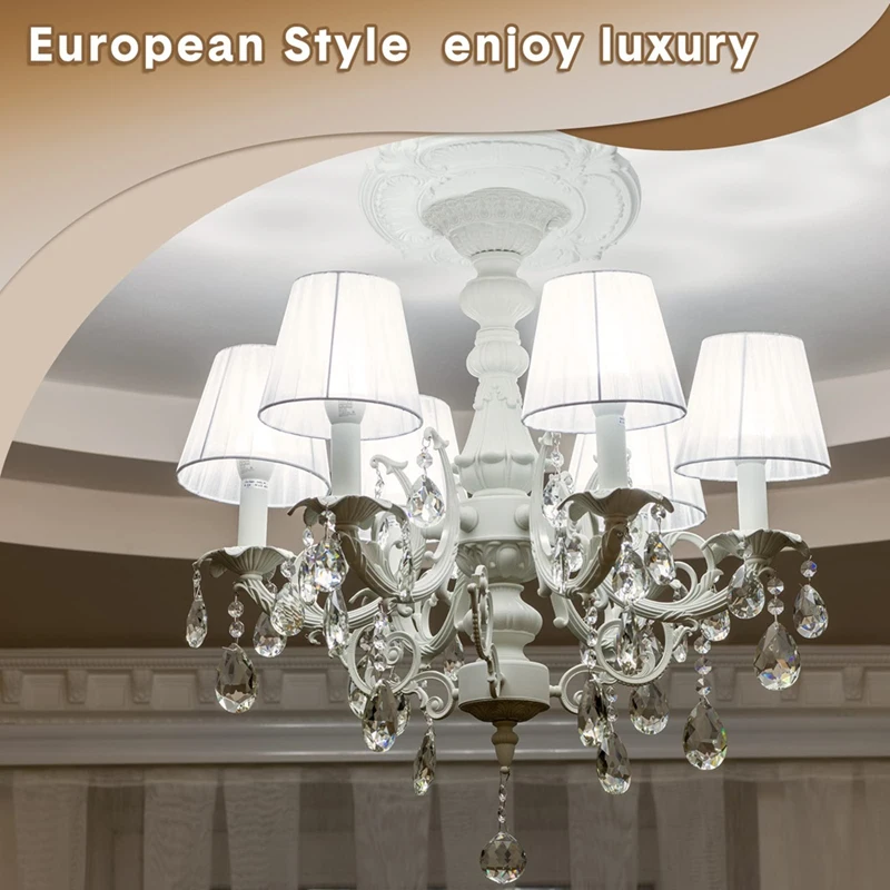 2 Pieces PU Ceiling Medallion Decorative Ceiling Fan Medallion For Light Fixtures Ceiling Fans Chandeliers, 12 Inch OD
