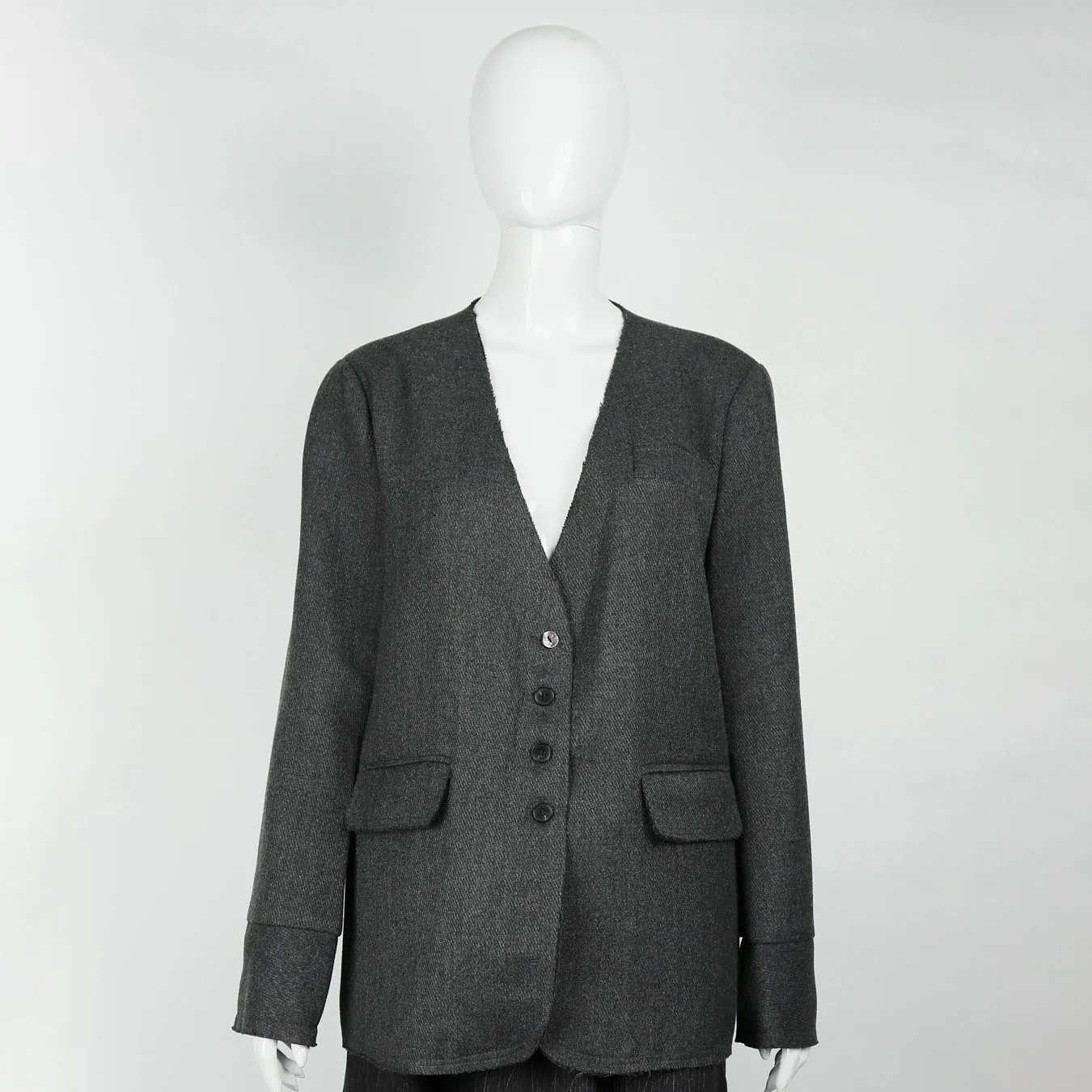 

Женский однобортный пиджак из полиэстера 2025 года — легкая осенне-зимняя однотонная куртка для офиса и улицы