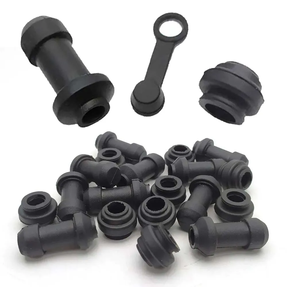 10/5/2 sets Motorcycle Scooter Brake Upper Lower Pump Caliper Shock Absorber Sleeve Dust Covers Disc Waterproof Rubber Caps