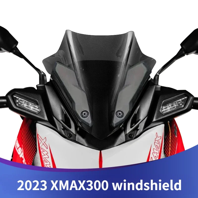 

For YAMAНА ХМАX300 XМАX 300 X-МАX300 XMAX-300 2023 Motorcycle Sport Windshield Windscreens Wind Deflectors Viser Visor Black