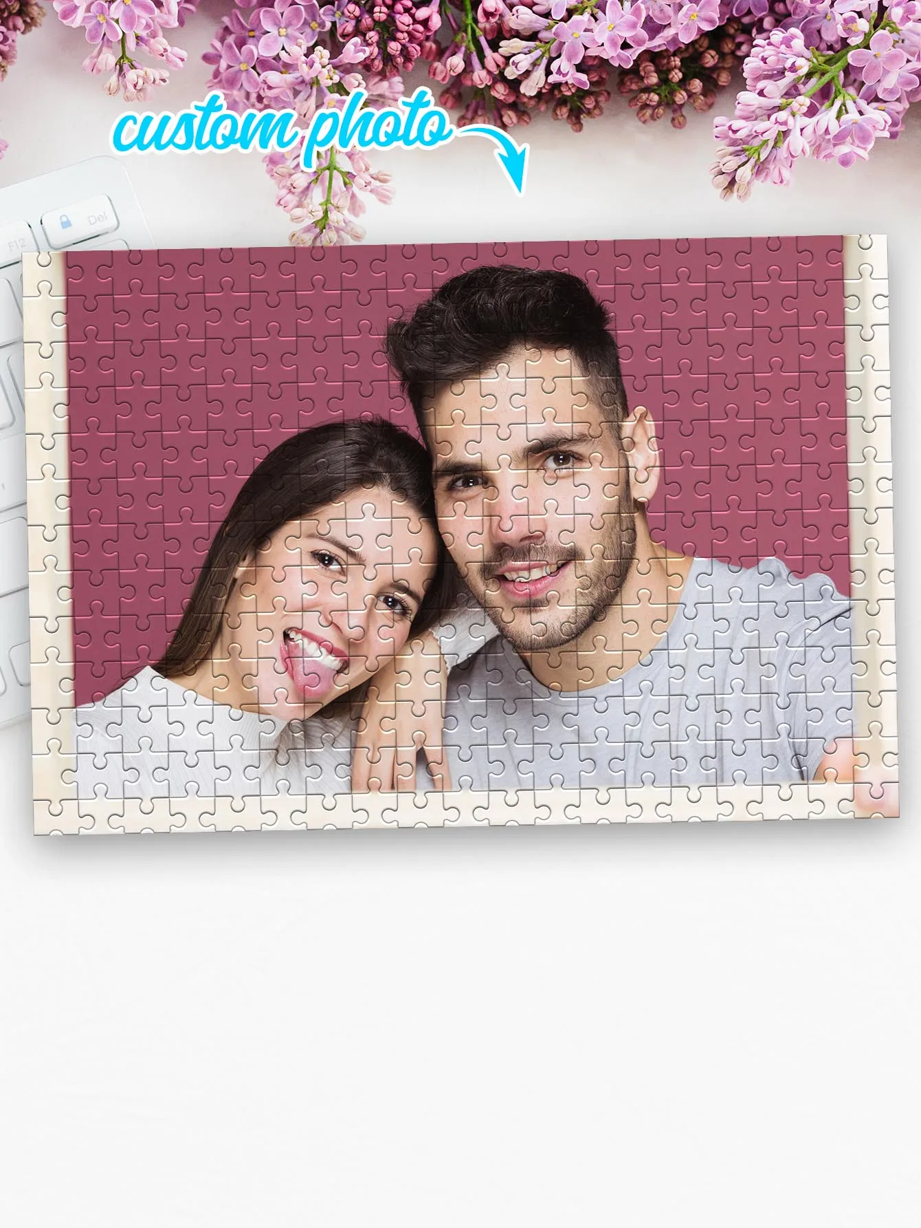 Creative couple Custom Picture Personalised Decompression Puzzles Mosaic Custom Puzzles in Photos Educational toys