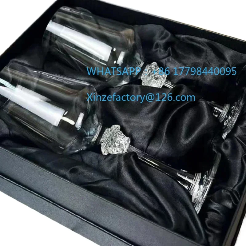 Creatividad personalizable Estilo europeo Cócteles de cristal de alta calidad Cócteles de vino tinto, Decoraciones para fiestas Tazas de vidrio para el hogar Copa D