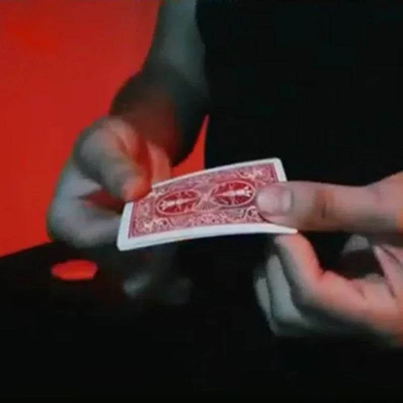 Deck Card Disappearing Magic Poker Deception by Ilya Melyukhin Close Up Magic Trick Fun Poker Vanishing Case Amazing Card