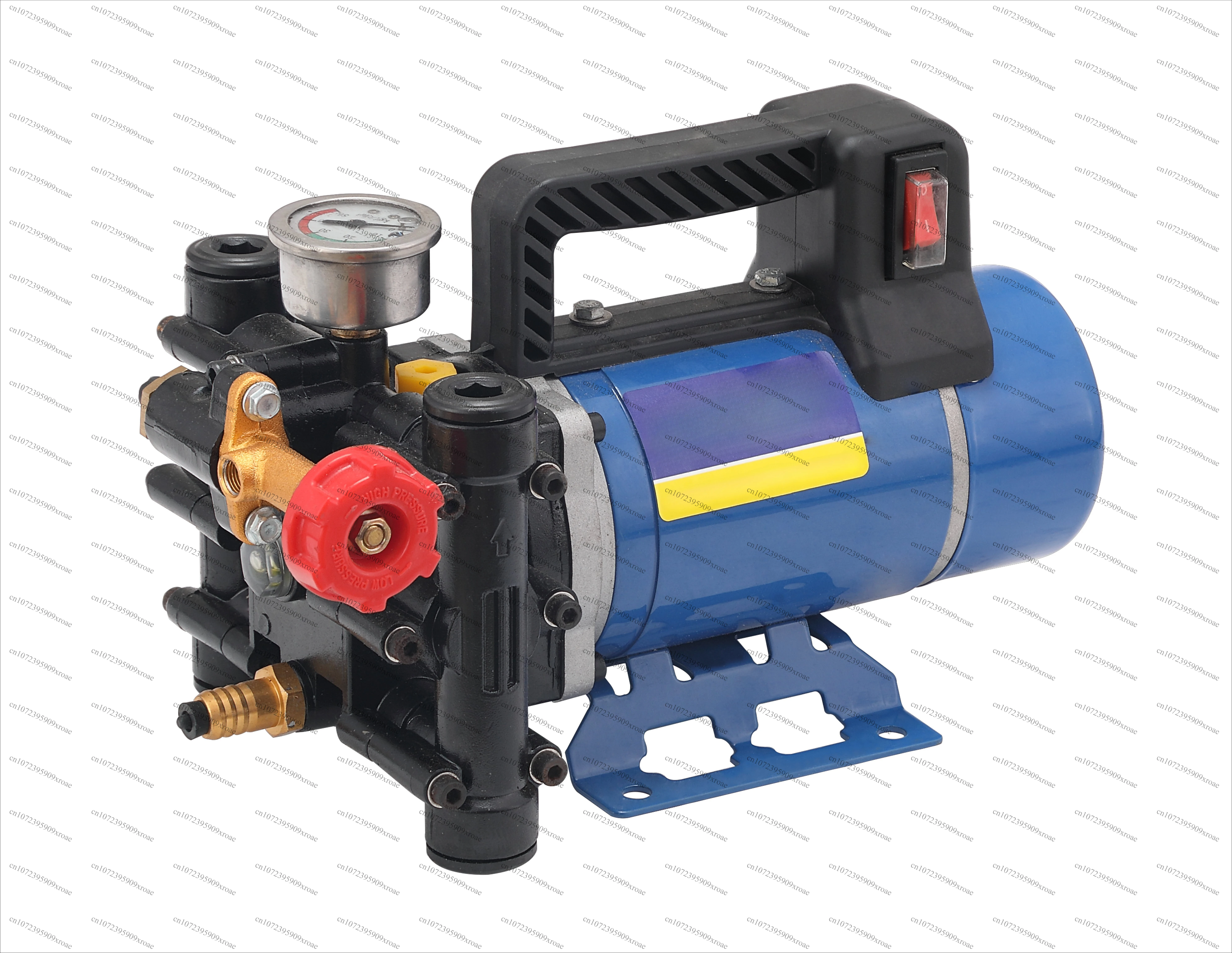 Portable 12v/24v dc plunger double cylinder electric pump high pressure agricultural sprayer