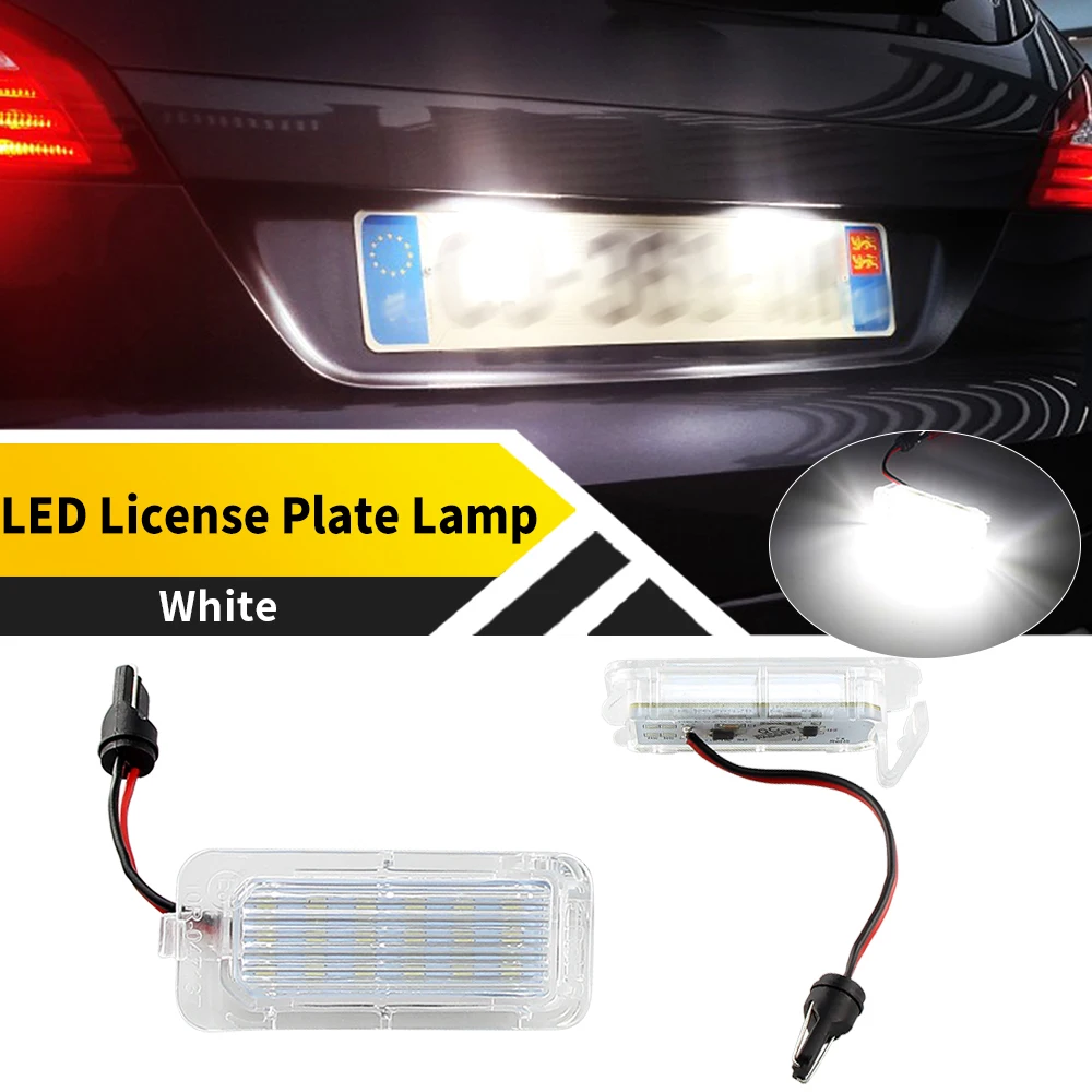 

OEM Canbus светодиодная лампа освещения номерного знака для Ford Focus 5d 2009-up Mondeo 2008-up Fiseta 2009-up 6000k White 12V
