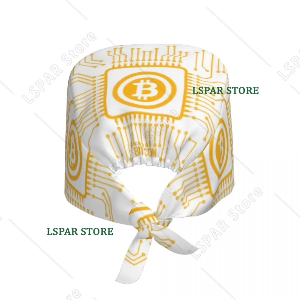 Bitcoin CPU Miner Scrub Hat Surgical Scrub Caps Unisex Nurse Medical Cap BTC Blockchain Work Scrubs Hat for Medical Surgical