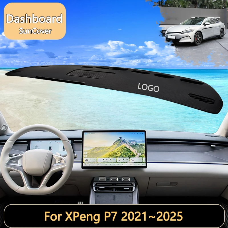 

For BYD Han L 20256 2026 Microfiber leather Car Dashboard Cover Mat Sun Shade Pads Interior Carpet Accessories Auto Parts Cargo