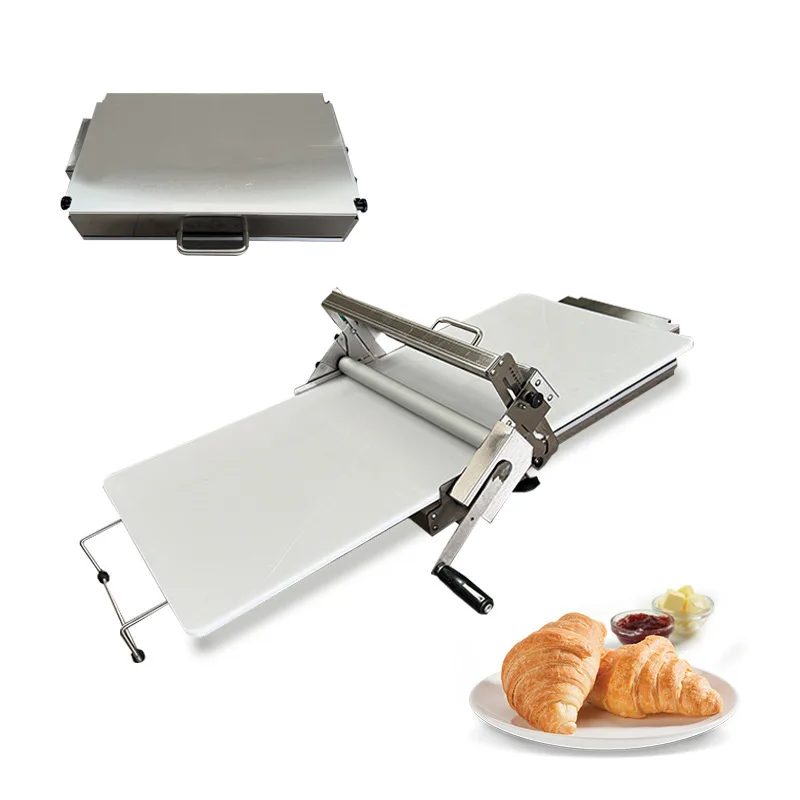 Hand crank machine, small desktop home desktop model, foldable multi-layer puff pastry making equipment, noodle pressing machine