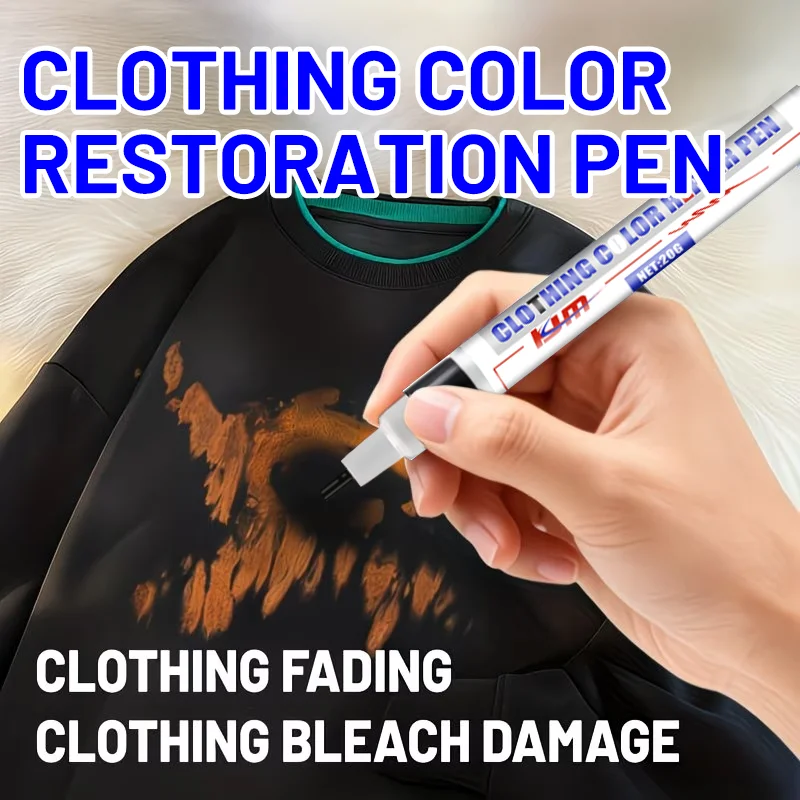 KJM Multi-Color Fabric Repair Pen Permanent No Fade Instant Fix DIY Marker for Clothes Jeans Suits Scratch Hole Cover