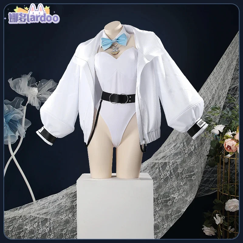 Lardoo Vtuber Hibachi Mana Feminization Bunny Girl Game Suit Lovely Uniform Cosplay Costume Halloween Easter Party Outfit