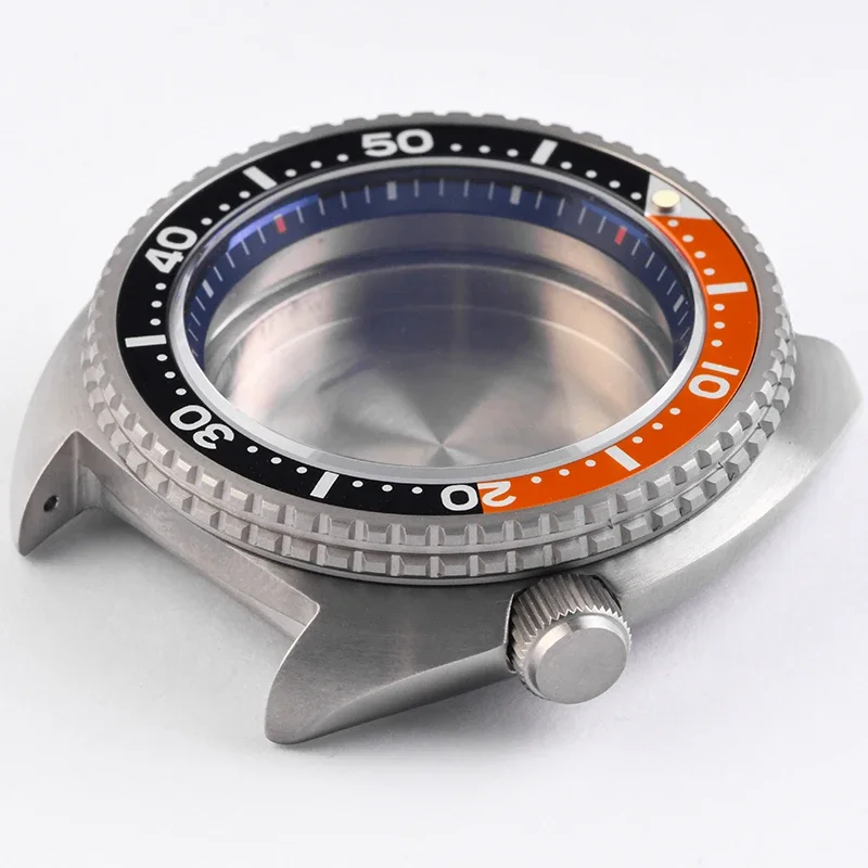 HEIMDALLR Watch Modify Parts 45mm Titanium Turtle King Diver Watch Case Sapphire Ceramic Bezel 20Bar Waterproof NH35/36 Movement