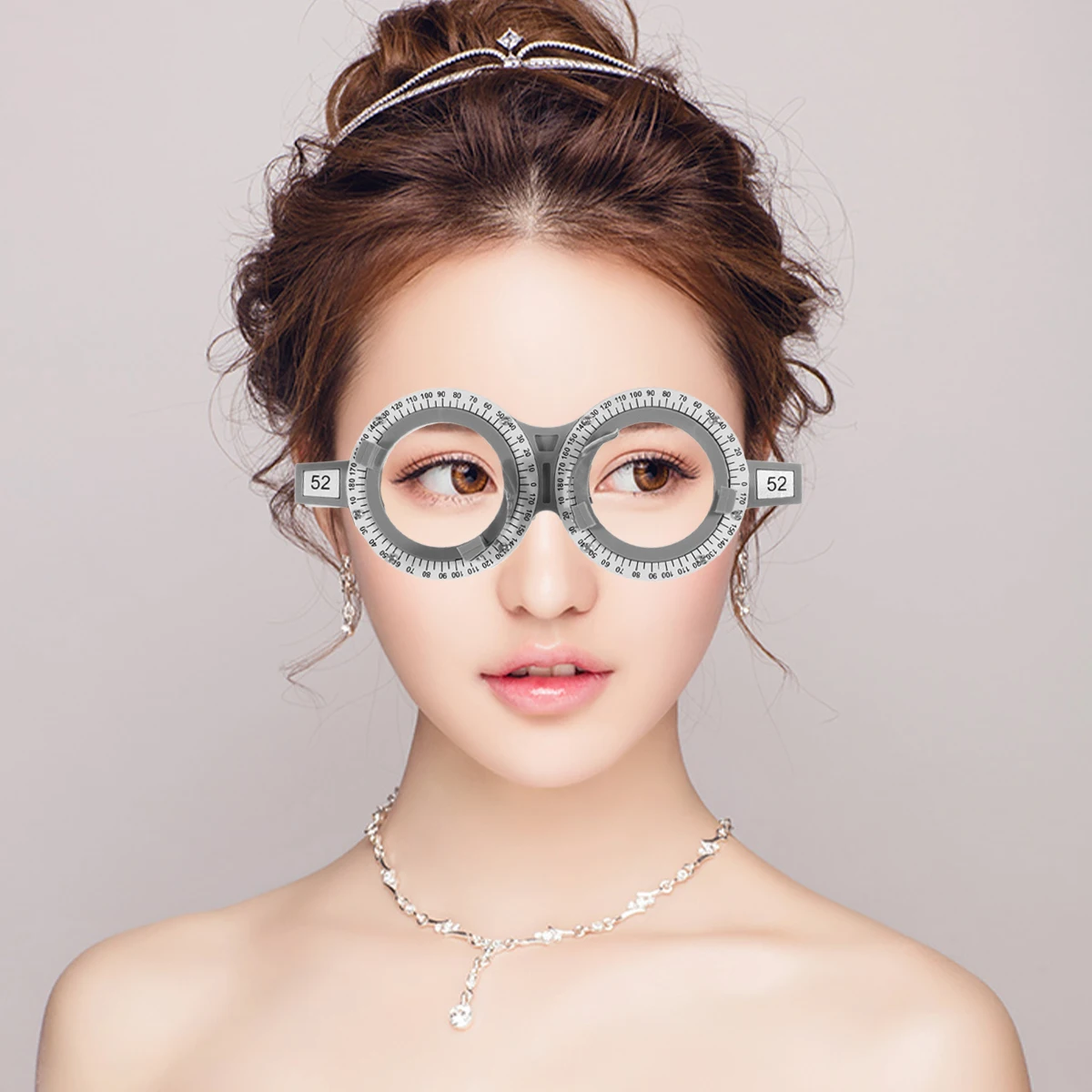 

Material Optometry Optician Optical Trial Lens Frame Glasses Eye PD Adjustable