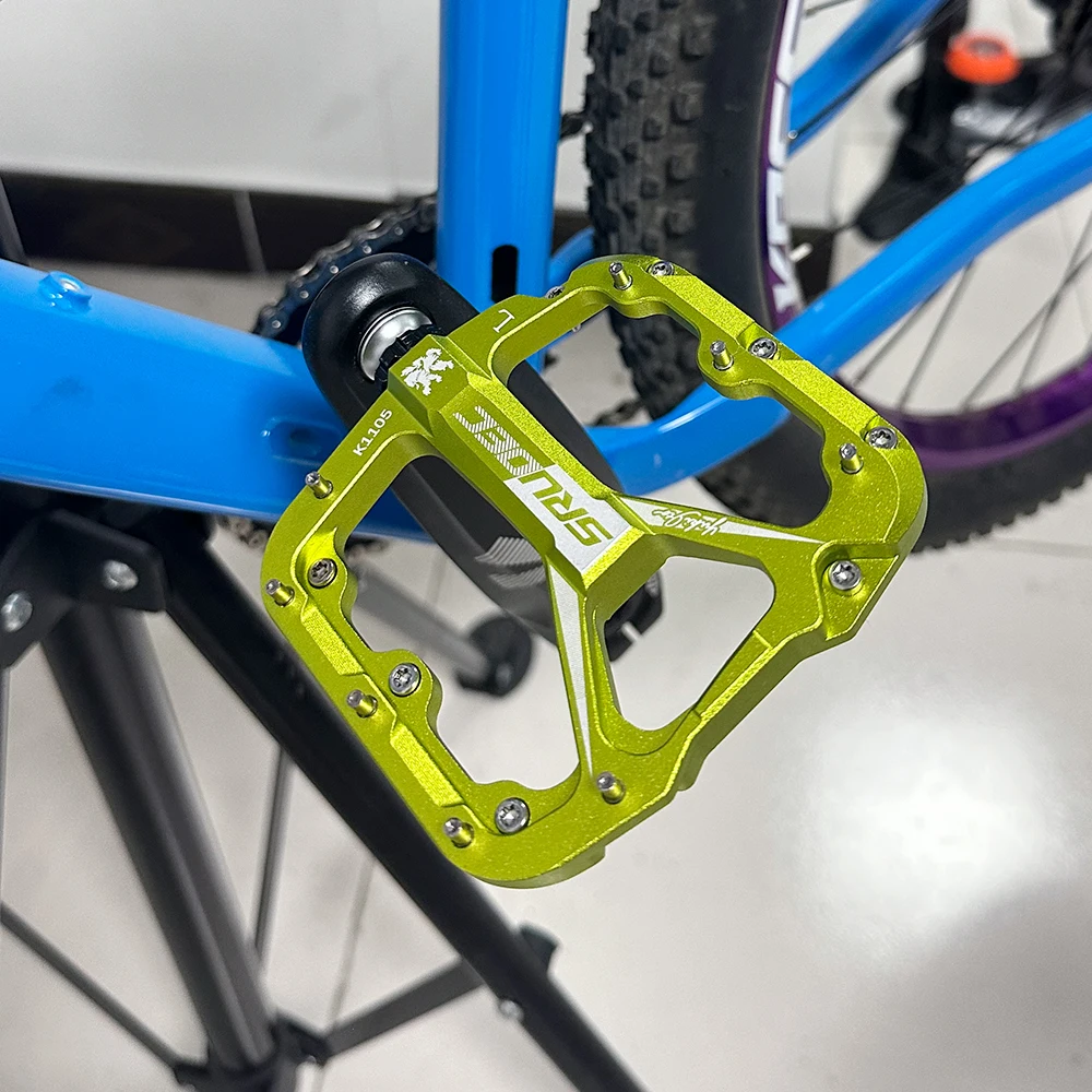 3-Lager Fahrradpedale CNC Ultraleicht BMX MTB Rennrad-Pedale Rutschfeste Große Plattform Breite Aluminium-Fahrradteile – Detail 12