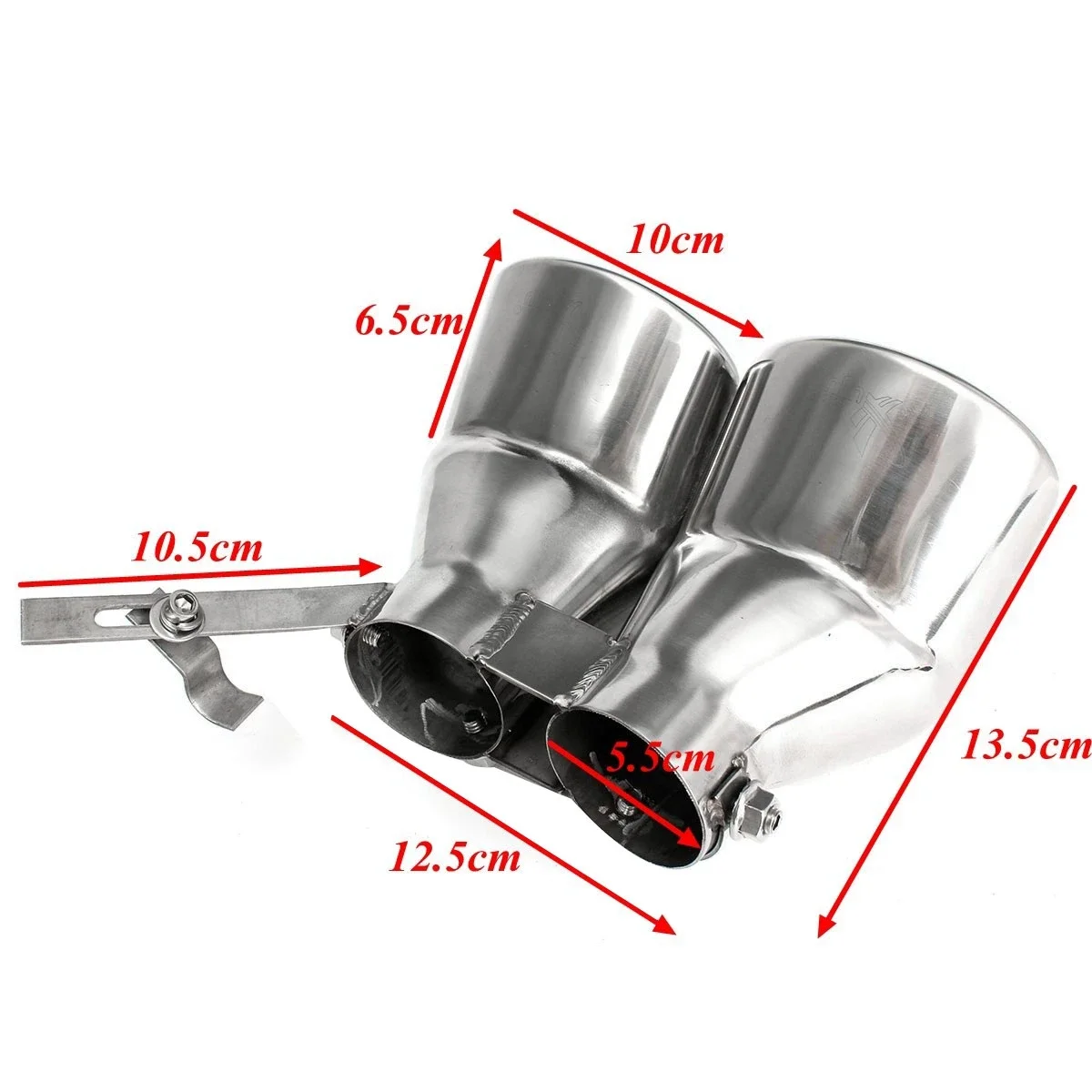 B-M Car Stainless Steel Rear Exhaust Muffler Pipe Tail Tube for Mercedes Benz C Cl  W203 C240 C320