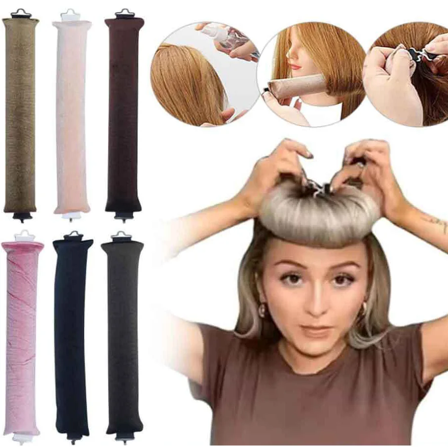 Heatless Curling Rod Headband Soft Hair Curlers No Heat Hair Rollers Lazy Silk Curls Sleeping Headband Ties Hair Styling Tools