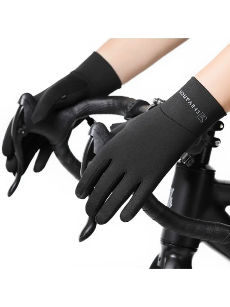 AliExpress NONE Winter Warm Cycling Gloves Bicycle Warm Touchscreen Full Finger Glove Waterproof Outdoor Bike Skiing Fishing Riding