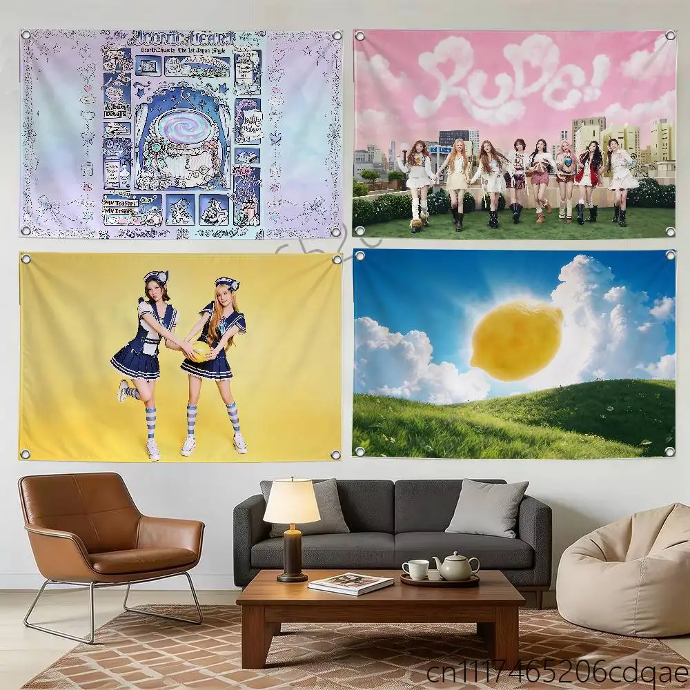 FOR Hearts2 RUDE Celebrity Flag Suitable For Birthday Parties Living Room Bedroom And Outdoor Camping Decorations