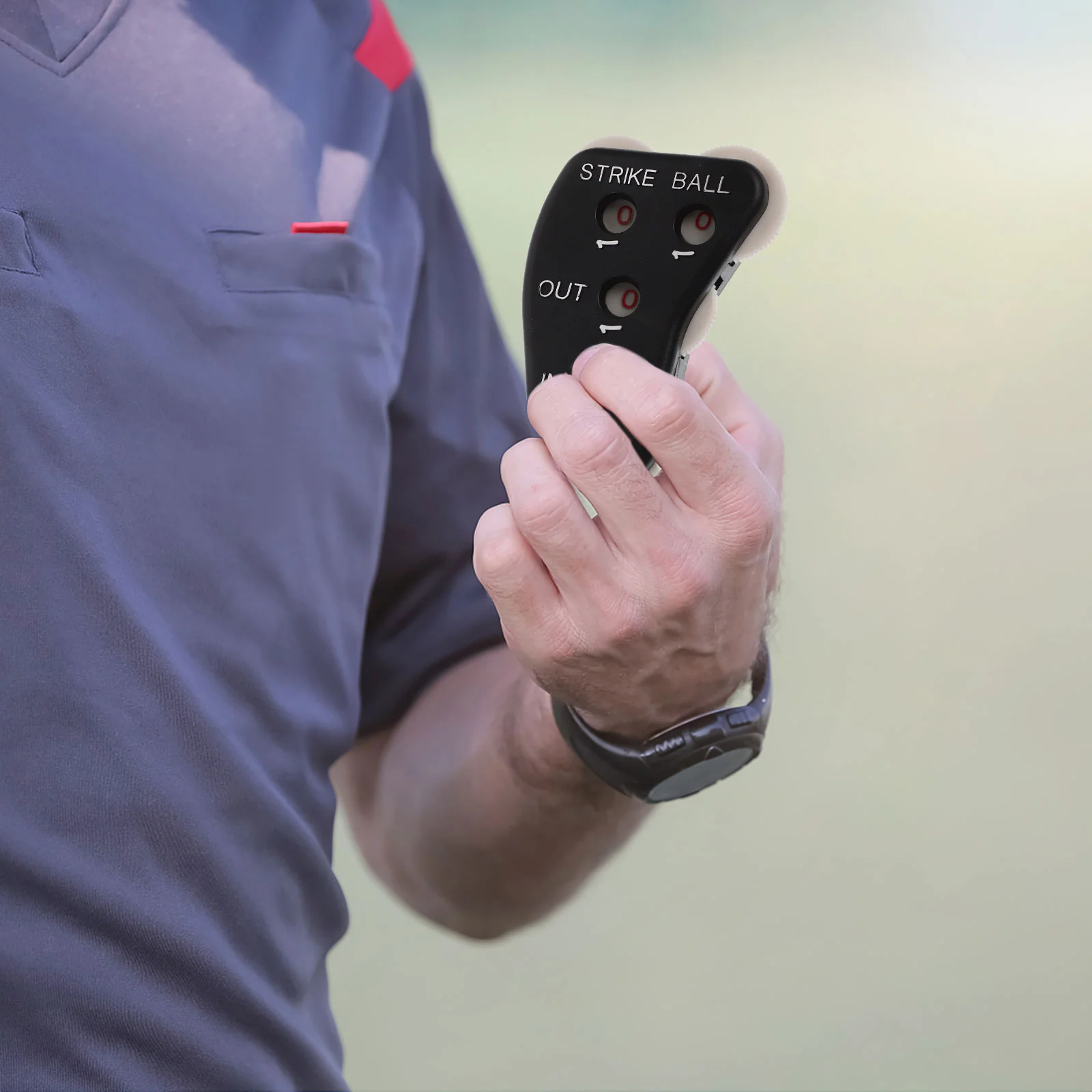 

1 set 1 Set Baseball Umpire Clicker Whistle Combo Portable Scoring Device For Outdoor Tracking Counter Tool Team Sports Gear