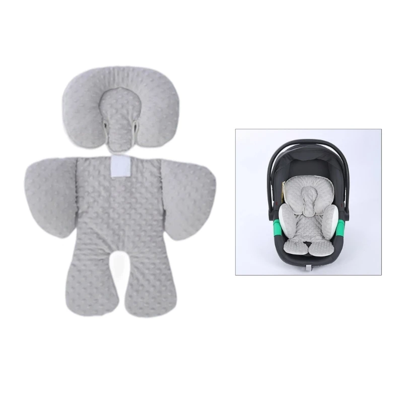  Reversible Strollers Insert Cosy Baby Head Support Cushion For Newborns Travel