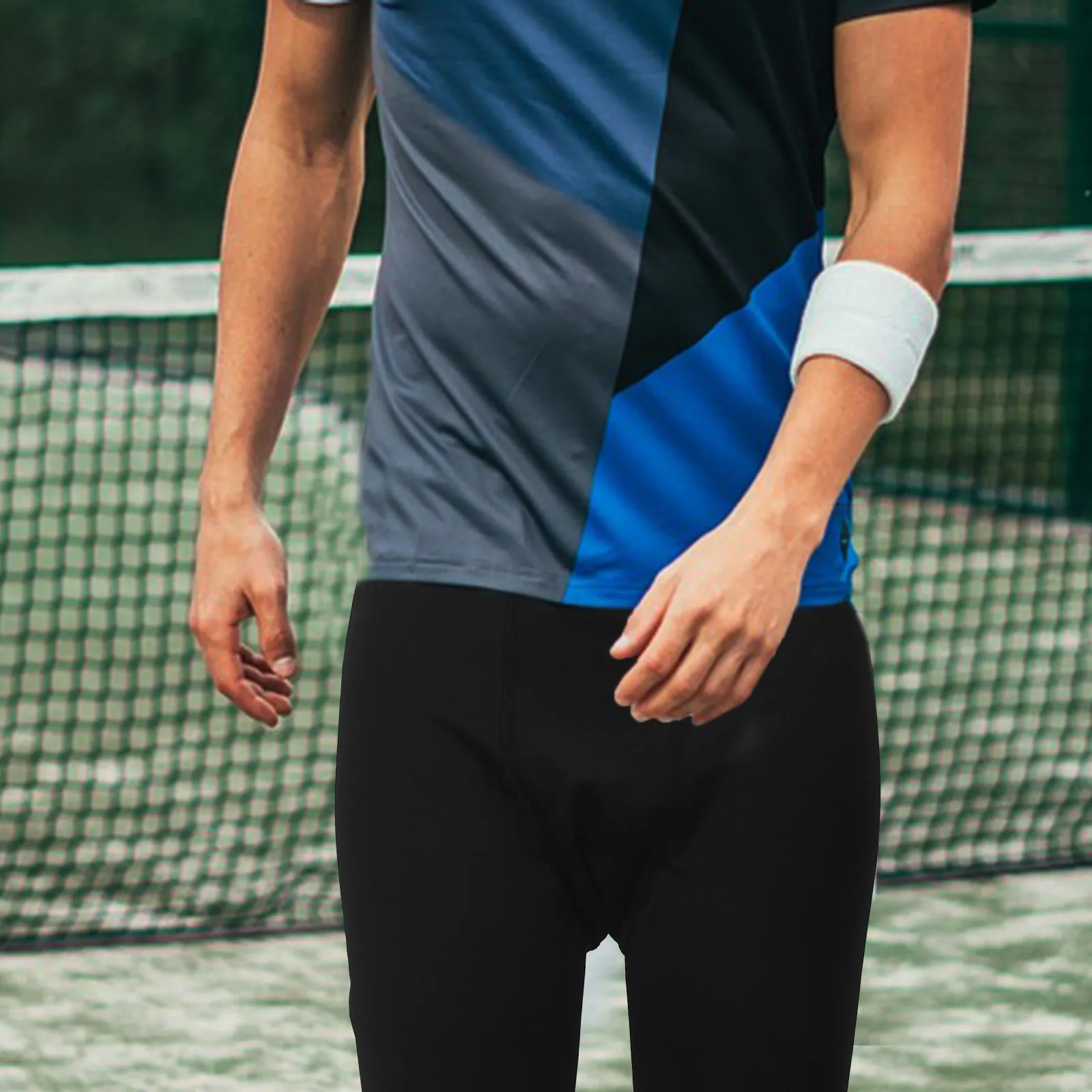 

Men Sports Tights Breathable Training Fitness Pants Basketball Running High Elastic Warm Thermal Leggings Mens Thermal Pants