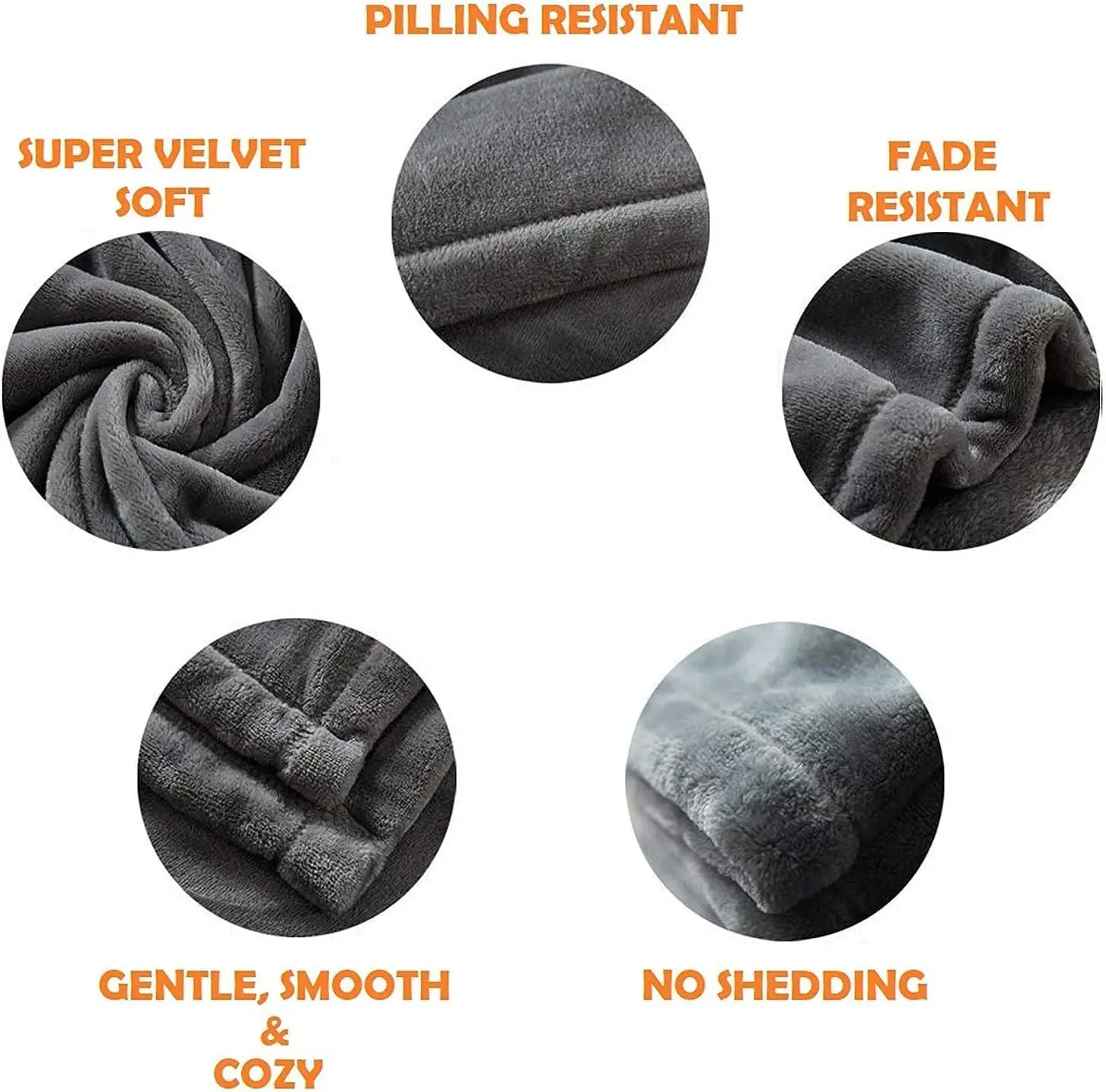 VIKAMA Morbida coperta natalizia stampata: una coperta calda e confortevole per la decorazione domestica, una coperta per il pisolino e lavabile in lavatrice