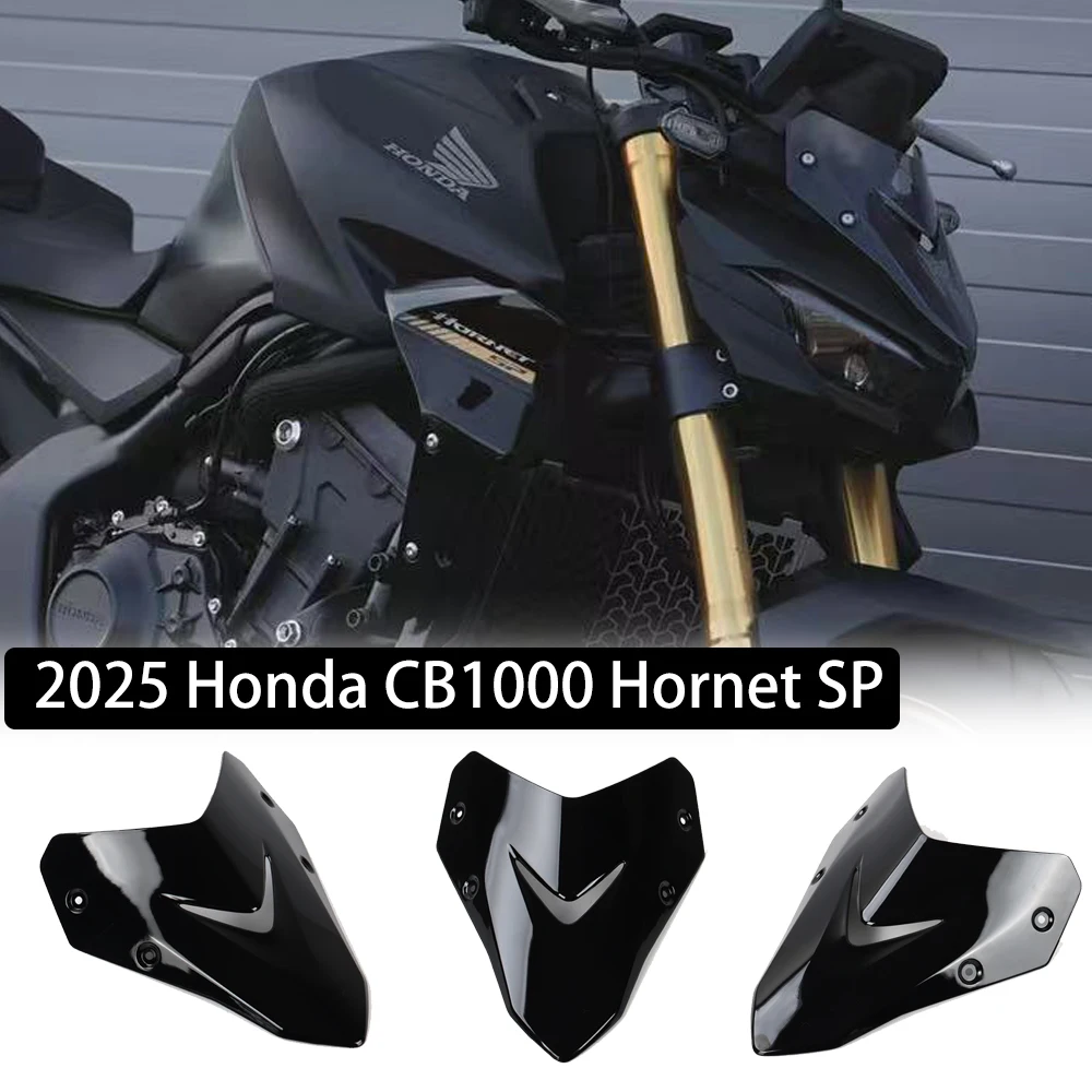 

Aerodynamic Motorcycle Windshield Deflector for Honda CB1000 Hornet 2025/SP, Fairing Spoiler Sport Touring Universal Fit
