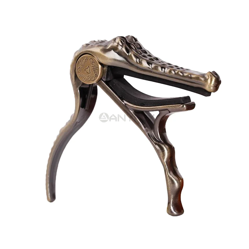 Alice A007G Metal Crocodile Design Folk Acoustic Guitar Capo Clamp Wholesales